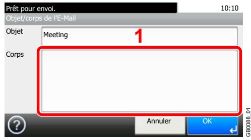 KYOCERA FS-C8020MFP - Entrer le corps. - 1