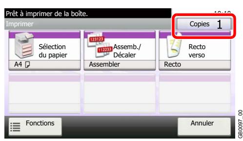KYOCERA FS-C8020MFP - Entrée de la quantité. - 1