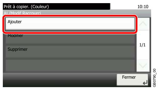 KYOCERA FS-C8020MFP - Sélectionner [Ajouter]. - 1