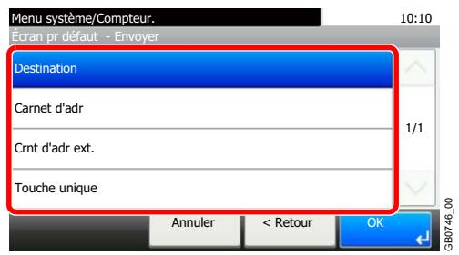 KYOCERA FS-C8020MFP - [Écran par défaut] - 2