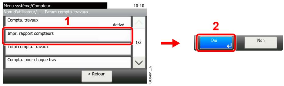KYOCERA FS-C8020MFP - Imprimer les rapport. - 1