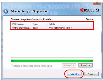 KYOCERA FS-C8500DN - Installation du logiciel sous windows - 6