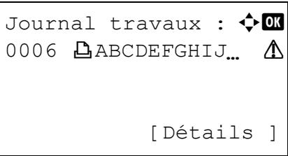 KYOCERA FS-C8500DN - Journal de travaux - 1