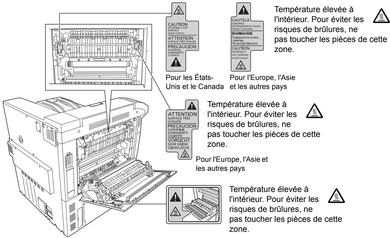 KYOCERA FS-C8500DN - Étiquettes d'avertissement - 1