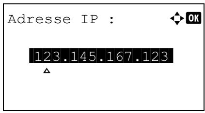 KYOCERA FS-C8500DN - Adresse IP (paramètres adresse IP) - 1