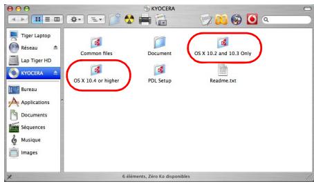KYOCERA FS-C8500DN - Installation sur un ordinateur macintosh - 2