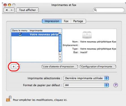 KYOCERA FS-C8500DN - Installation sur un ordinateur macintosh - 6