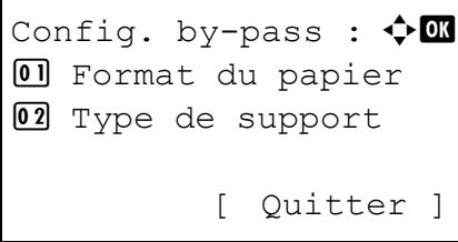 KYOCERA FS-C8500DN - Format du papier (réglage du format de papier pour le bac MF) - 4