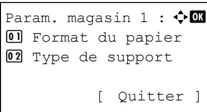 KYOCERA FS-C8500DN - Format du bac (1 à 4) (définition du format du papier du bac) - 2