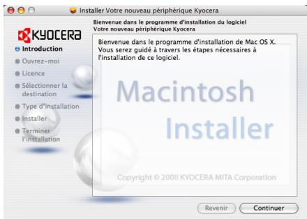 KYOCERA FS-C8500DN - Installation sur un ordinateur macintosh - 4
