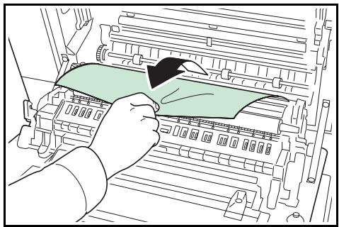 KYOCERA FS-C8500DN - Bourrage papier dans l'unité de fixation - 2