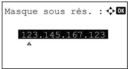 KYOCERA FS-C8500DN - Masque sous-réseau. (paramètres du masque de sous-réseau) - 2