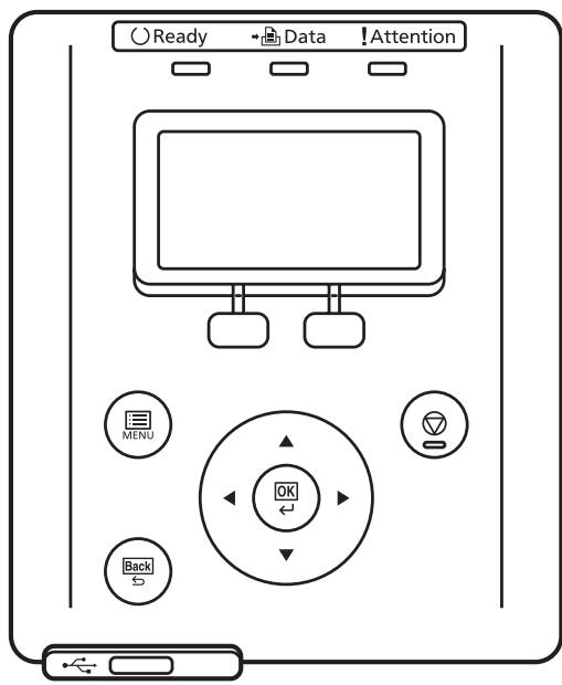 KYOCERA FS-C8500DN - Description du panneau de commande - 1