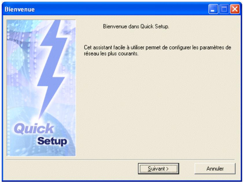 KYOCERA KM-1635 - Installation du logiciel à l'aide de quick setup - 1