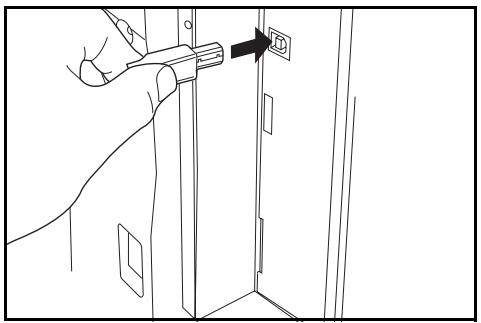 KYOCERA KM-1635 - Branchement des câbles - 1