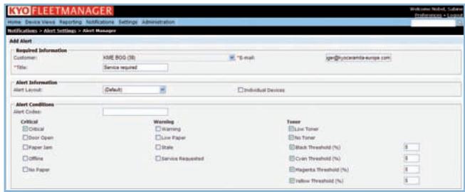 KYOCERA KYOFLEETMANAGER - Automatisez le relevé et la transmission des comteurs. - 1