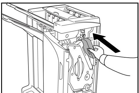 KYOCERA MT-710 - Emptying the Waste Hole Punch Box - 4