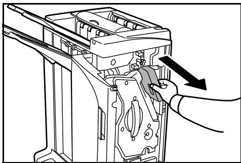 KYOCERA MT-720 - Svuotamento del contentatore degli scarti della perforatrice - 2