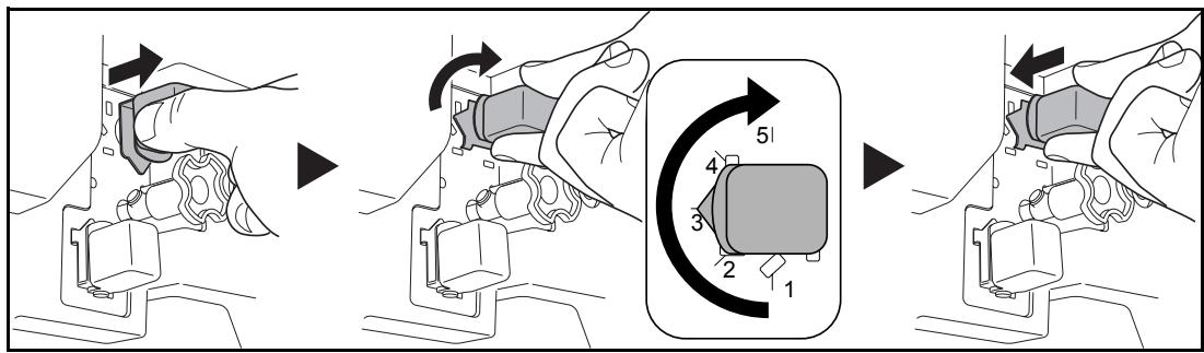 KYOCERA MT-720 - Papel abarquillado hacía arriba - 3