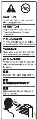 KYOCERA MT-720 - ETICHTETDI ATTENZIONE - 2