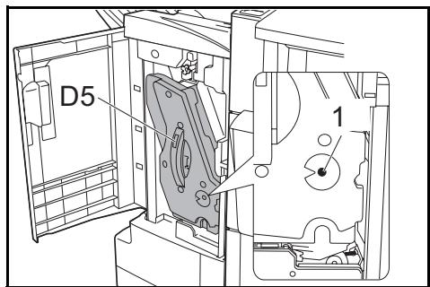 KYOCERA PH-5A - Precauciones a observar al jalar la bandeja interna para sacarla - 1