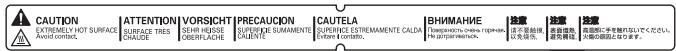 KYOCERA PH-5A - CAUTION LABELS - 3