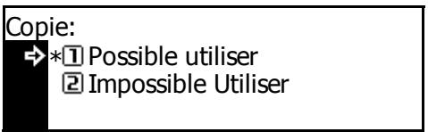KYOCERA TASKALFA 221 - Restriction de copie - 2