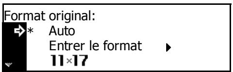 KYOCERA TASKALFA 221 - Entrer le format - 1