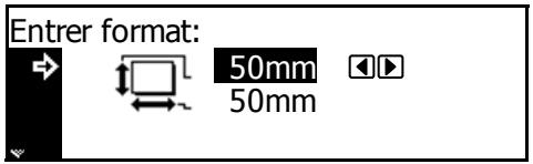 KYOCERA TASKALFA 221 - Entrer le format - 2