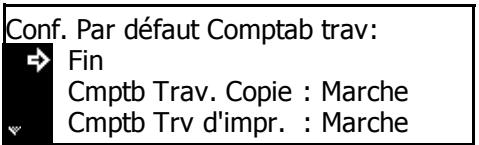 KYOCERA TASKALFA 221 - Comptabilité des travaux de télécopie - 4
