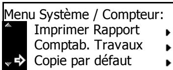 KYOCERA TASKALFA 221 - Accès à l'écran copie par défaut - 1