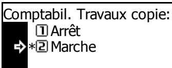 KYOCERA TASKALFA 221 - Comptabilité des travaux de copie - 3
