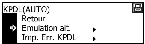 KYOCERA TASKALFA 221 - KPDL (AUTO) - Autre sélection d'émulation - 1