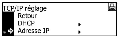 KYOCERA TASKALFA 221 - Paramètre adresse IP - 2