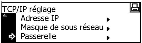 KYOCERA TASKALFA 221 - Passerelle par défaut - 1