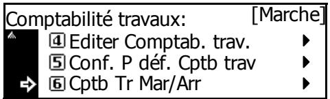 KYOCERA TASKALFA 221 - Activation de la comptabilité travaux - 1