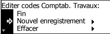 KYOCERA TASKALFA 221 - Enregistrement d'un nouveau compte - 2