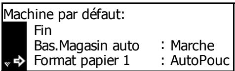 KYOCERA TASKALFA 221 - Format du papier (magasins 1 à 4) - 1