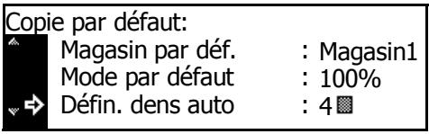 KYOCERA TASKALFA 221 - Réglage de densité auto - 1