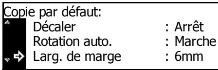KYOCERA TASKALFA 221 - Valeur de largeur de marge par défaut - 1