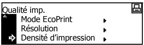 KYOCERA TASKALFA 221 - Densité d'impression - 1