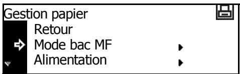 KYOCERA TASKALFA 221 - Mode de bac MF - 1