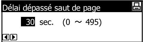 KYOCERA TASKALFA 221 - Délai de temporisation de l'alimentation papier - 2