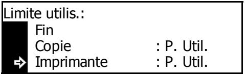 KYOCERA TASKALFA 221 - Restriction d'impression - 1