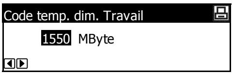 KYOCERA TASKALFA 221 - Capacité totale - travaux de code temporaire - 3
