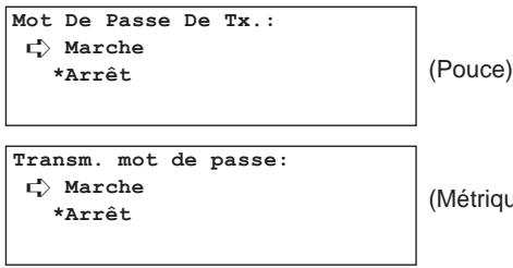 KYOCERA VI-230L - Marche/arrêt de la transmission avec vérification de mot de passe - 10