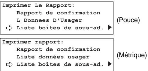 KYOCERA VI-230L - Impression d'une liste des boîtes confidentielles de code f - 5