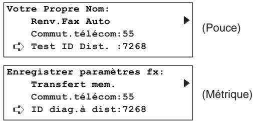 KYOCERA VI-230L - Enregistrement du code pour test à distance - 12