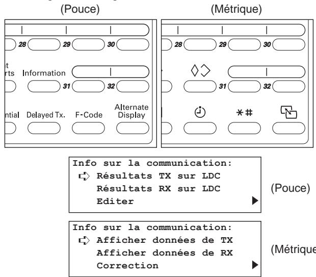 KYOCERA VI-230L - Affichage du résultat d'une transmission - 1