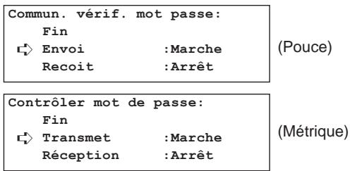 KYOCERA VI-230L - Marche/arrêt de la transmission avec vérification de mot de passe - 11